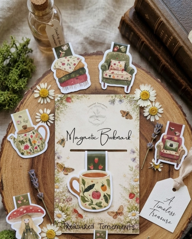 Magnetic Bookmarks - Forest & Fern Collection